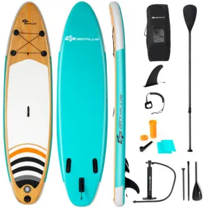 10' Inflatable Stand up Paddle Board Surfboard SUP with Bag