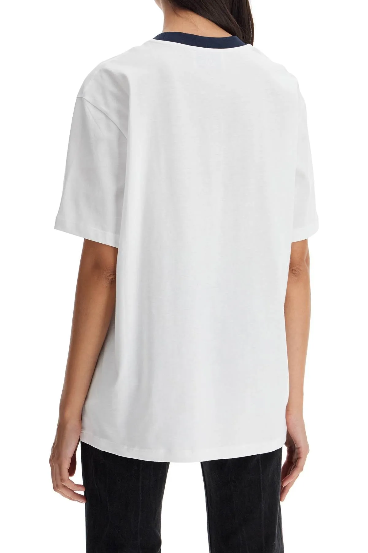 Ami Alexandre Matiussi T-Shirt With Logo Print