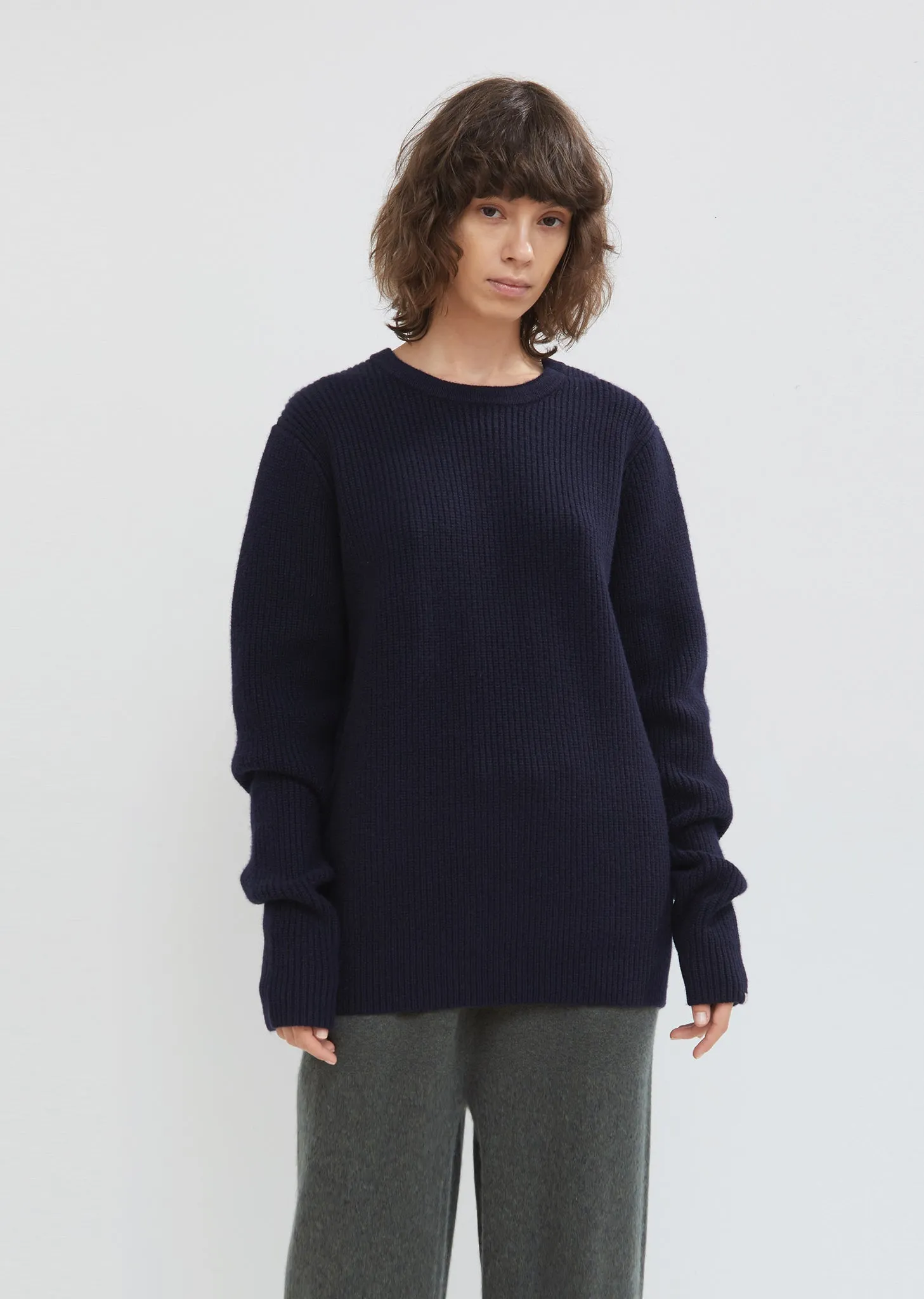 Be Classic Round Neck Cashmere Sweater