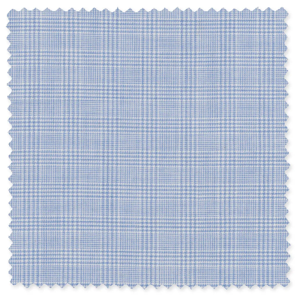 Blue Cashmere Houndstooth