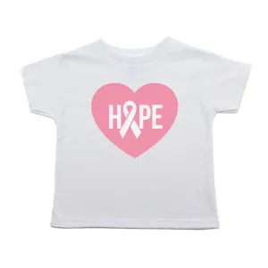 Breast Cancer Awareness Hope Heart Toddler T-Shirt