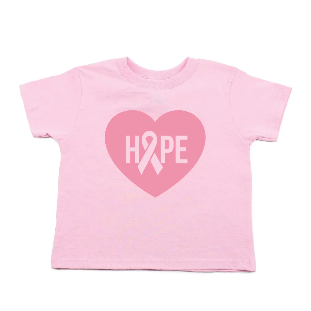 Breast Cancer Awareness Hope Heart Toddler T-Shirt