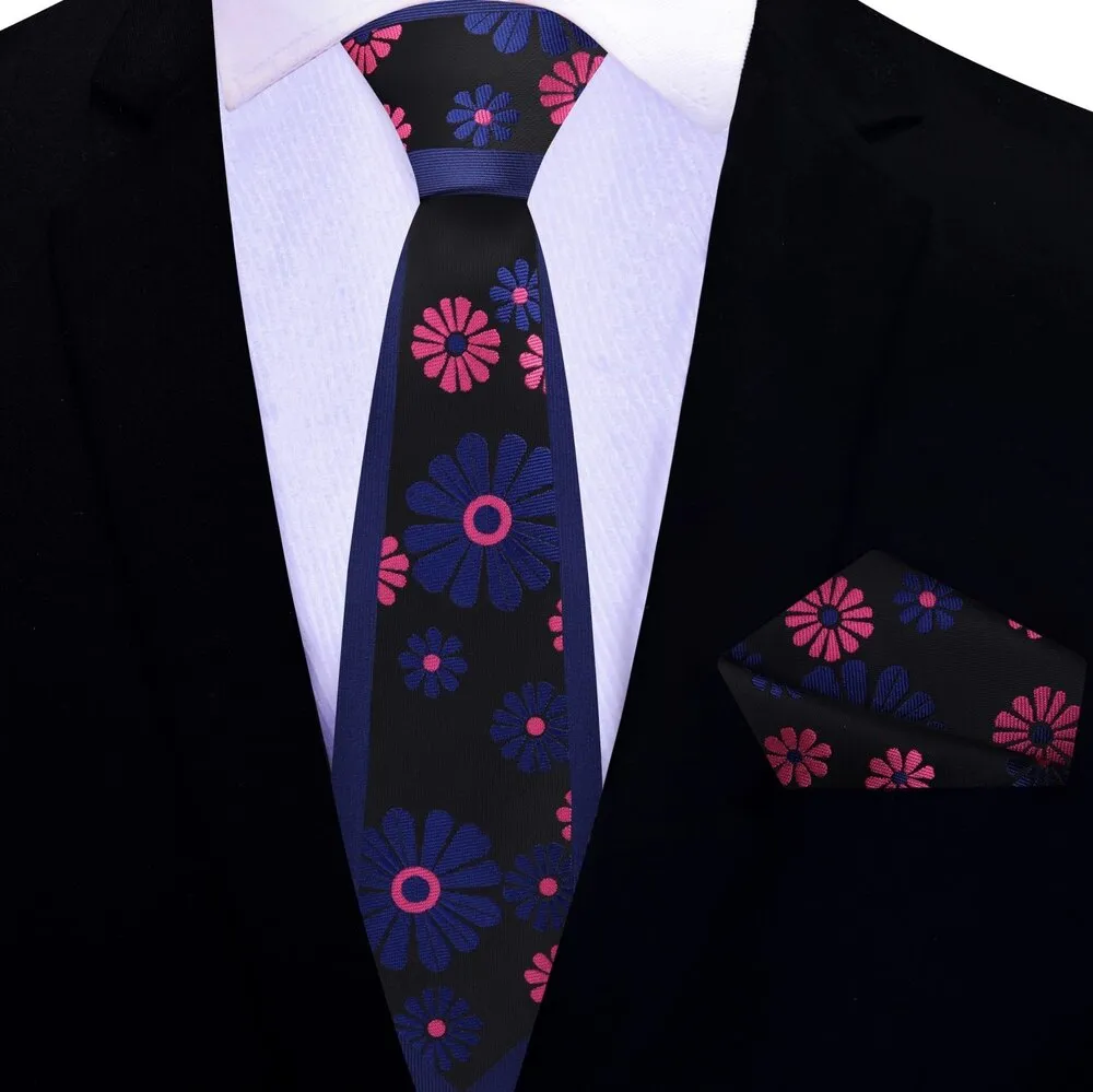 Cactus Flower Necktie