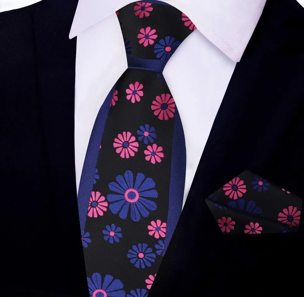 Cactus Flower Necktie