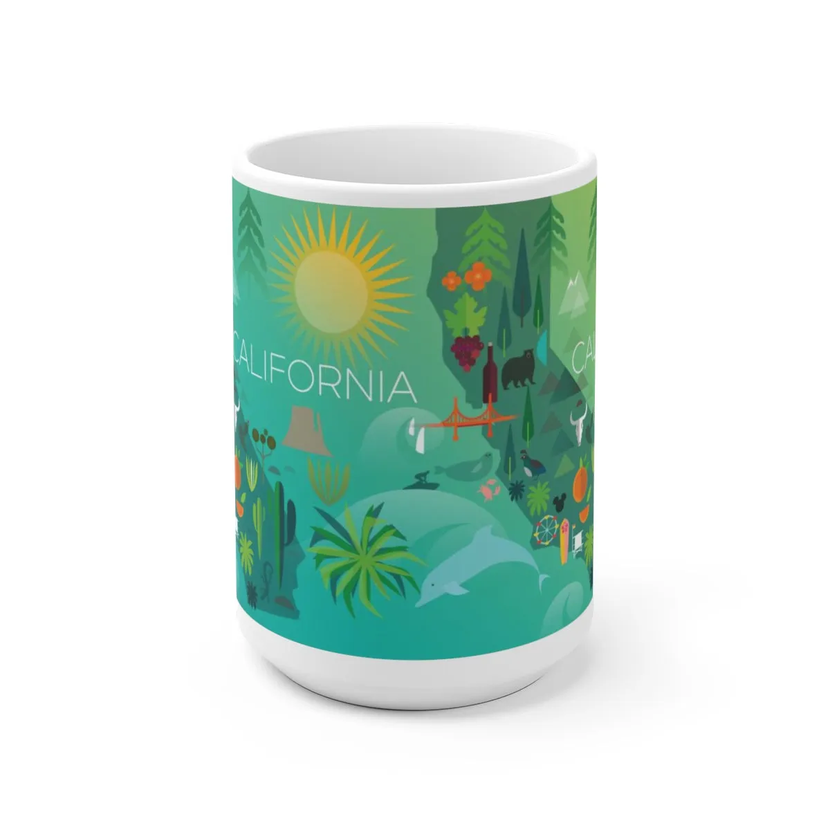 CALIFORNIA 11 OZ OR 15 OZ CERAMIC MUG