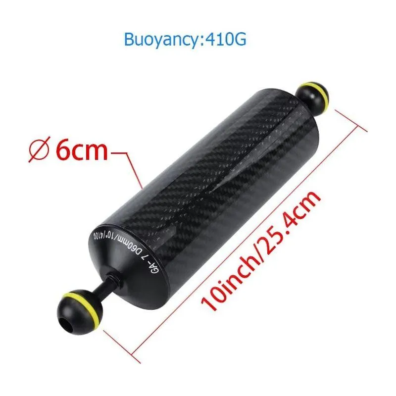 Carbon Fiber Float Arms for Strobes/Lights (Long) - D60/80