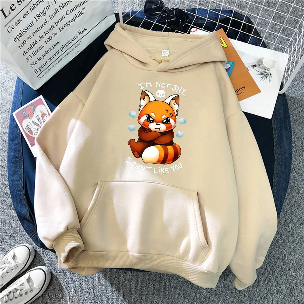 Cartoon Sloth Oversized Hoodie with Pockets