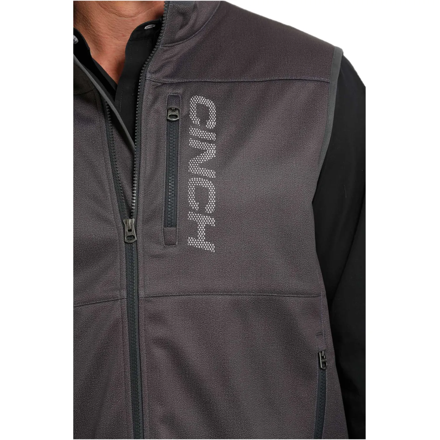 Cinch® Men's Charcoal Windproof Vest MWV1099010