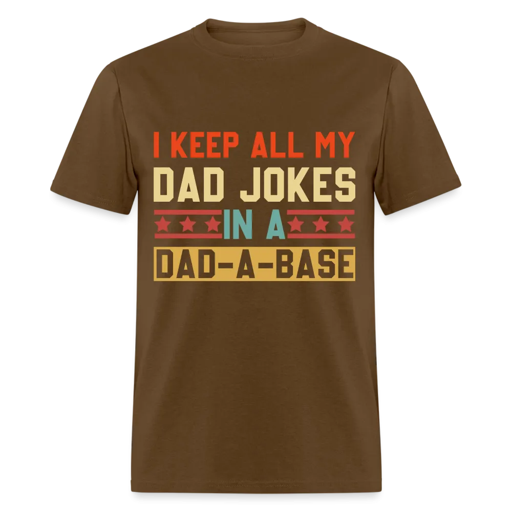 Dad Joke Dad-A-Base T-Shirt (Geek Dad Humor Tee)