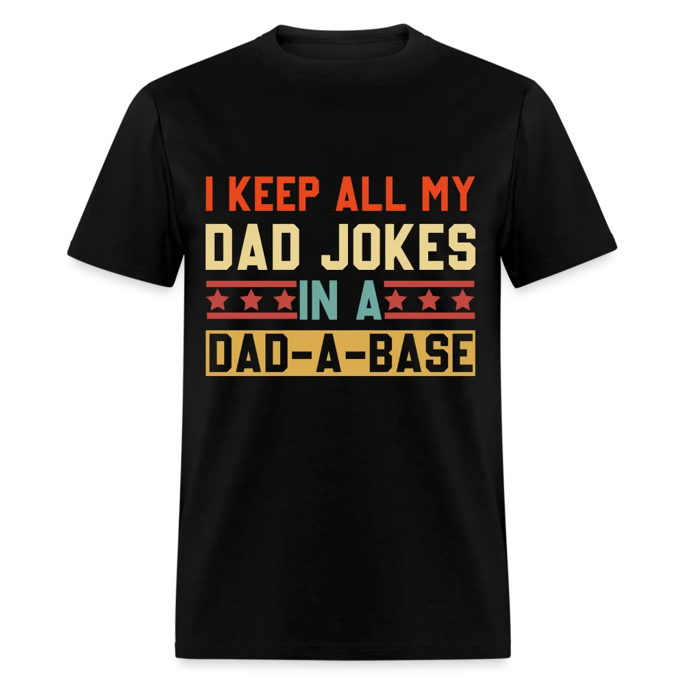 Dad Joke Dad-A-Base T-Shirt (Geek Dad Humor Tee)