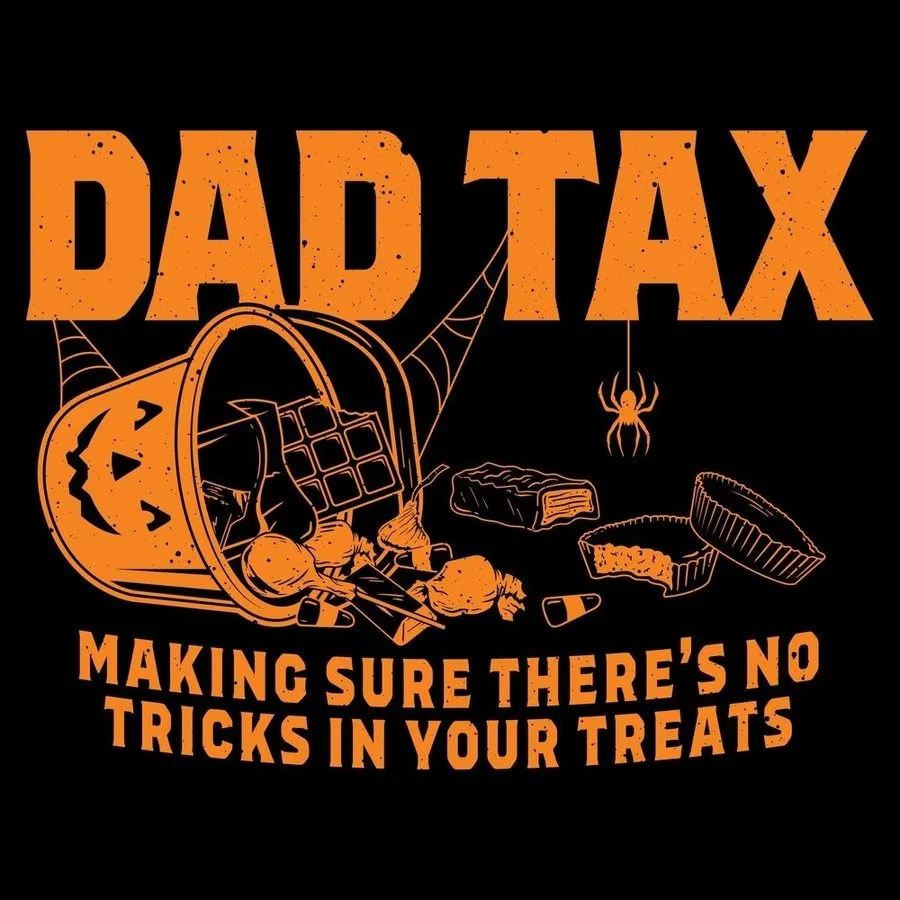 Dad Tax Halloween T-Shirt - Black