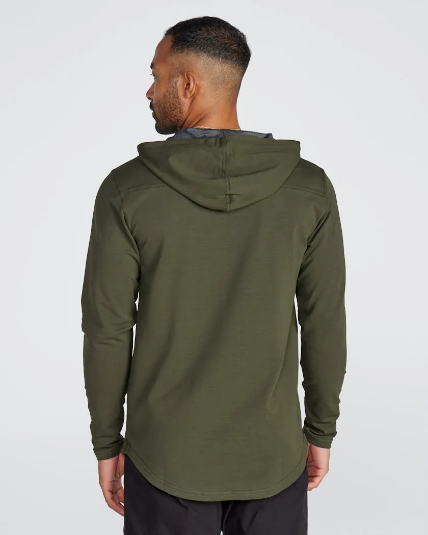 Drop-Cut: LUX Hooded Henley