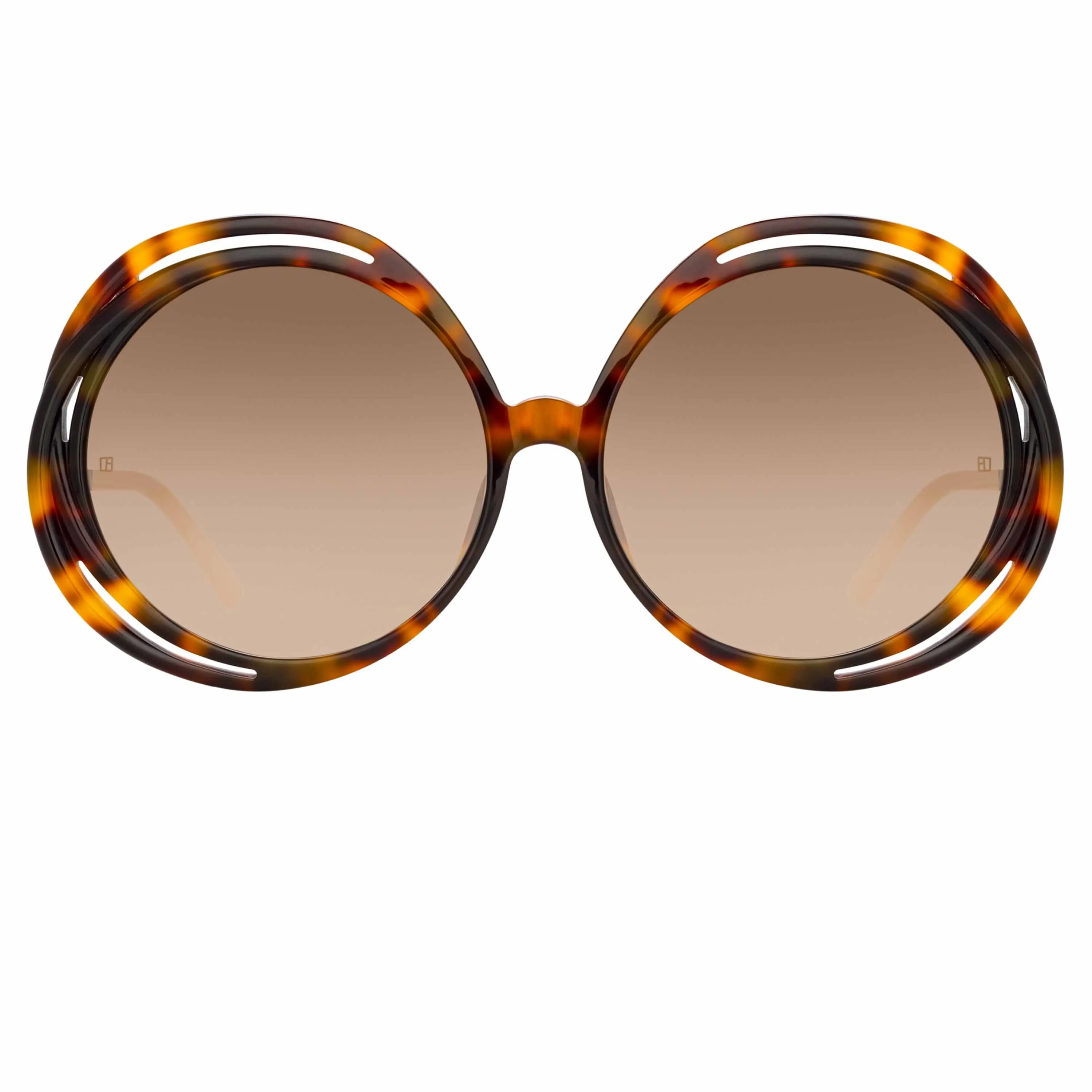 Ellen Round Sunglasses in Tortoiseshell