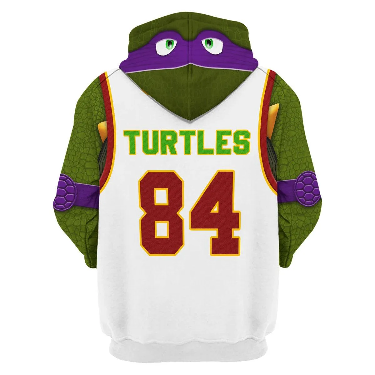 Gearhomie Customizable Name & Number TMNT Costume Hoodies, Sweatshirts, T-Shirts, and Sweatpants by Gearhomie