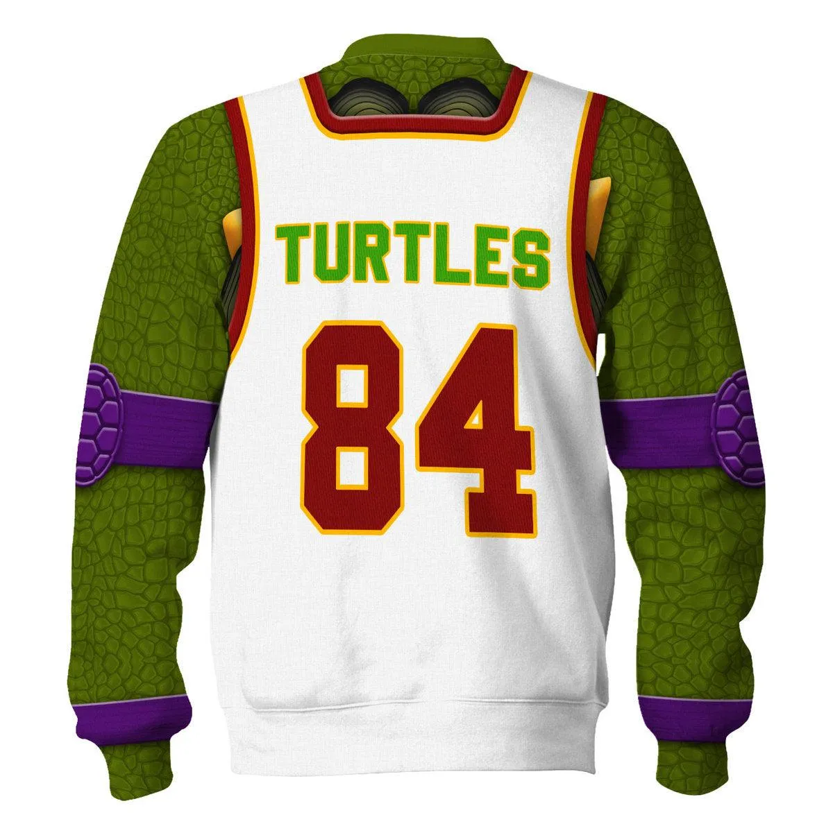 Gearhomie Customizable Name & Number TMNT Costume Hoodies, Sweatshirts, T-Shirts, and Sweatpants by Gearhomie