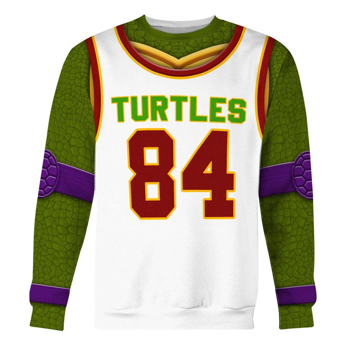 Gearhomie Customizable Name & Number TMNT Costume Hoodies, Sweatshirts, T-Shirts, and Sweatpants by Gearhomie