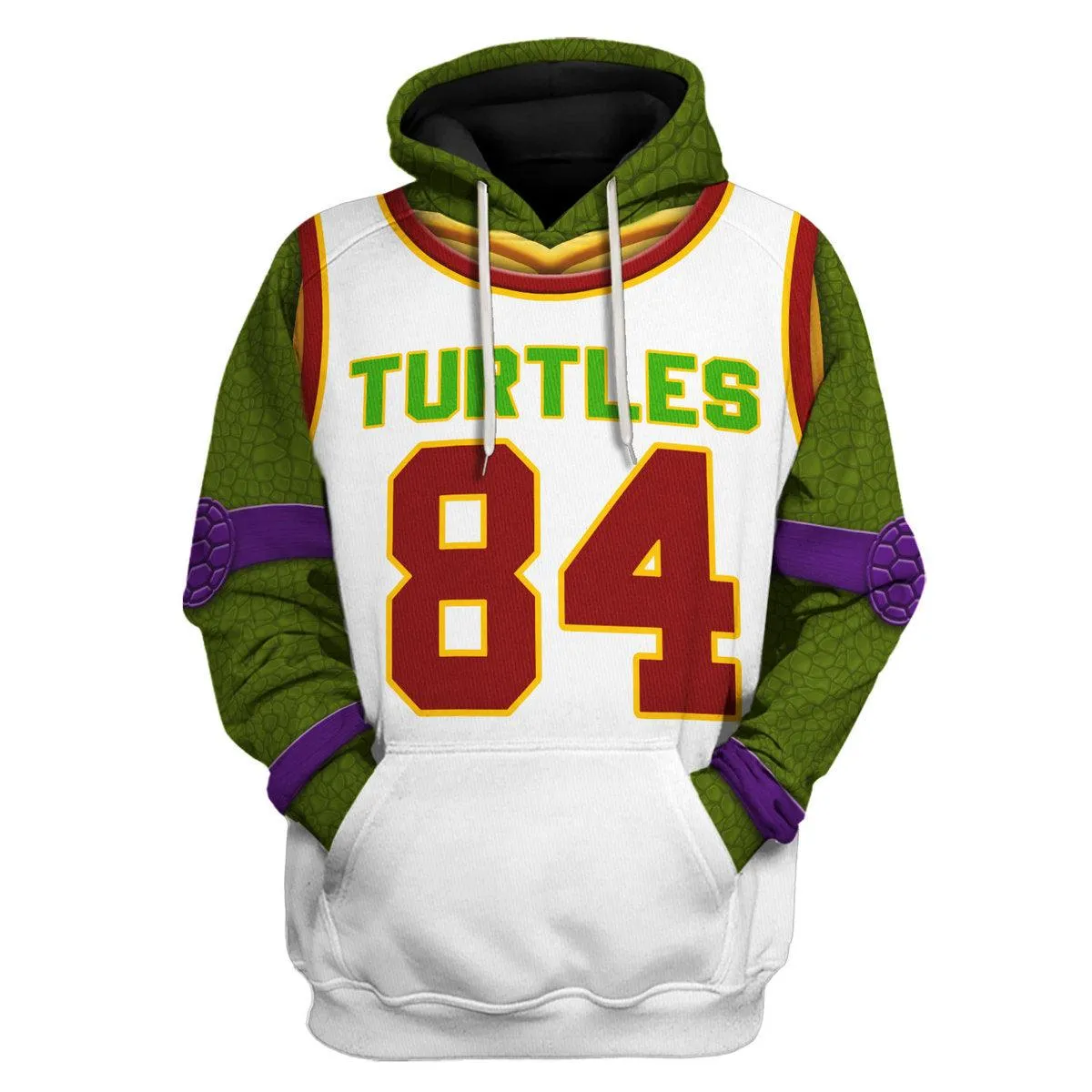 Gearhomie Customizable Name & Number TMNT Costume Hoodies, Sweatshirts, T-Shirts, and Sweatpants by Gearhomie