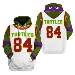 Gearhomie Customizable Name & Number TMNT Costume Hoodies, Sweatshirts, T-Shirts, and Sweatpants by Gearhomie