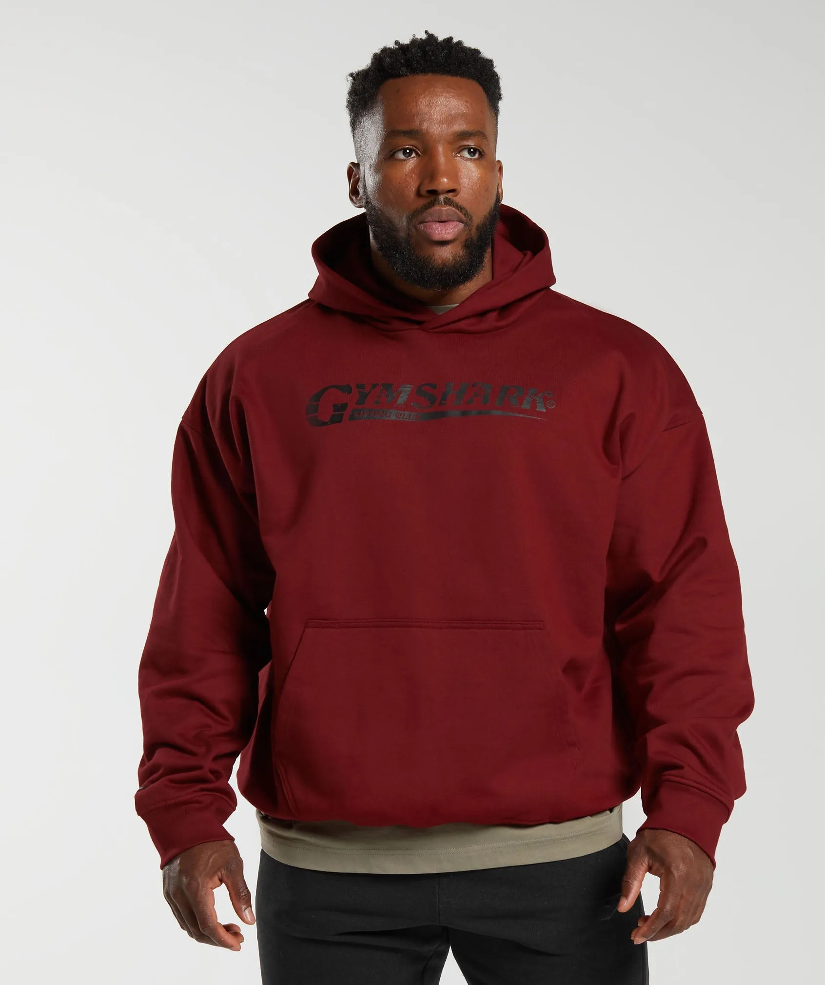 Gymshark Pump Cover Hoodie - Spiced Red