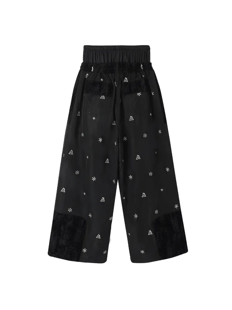 Hellystudio Black Snow Fleece Pants - Unisex