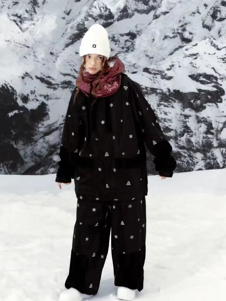 Hellystudio Black Snow Fleece Pants - Unisex