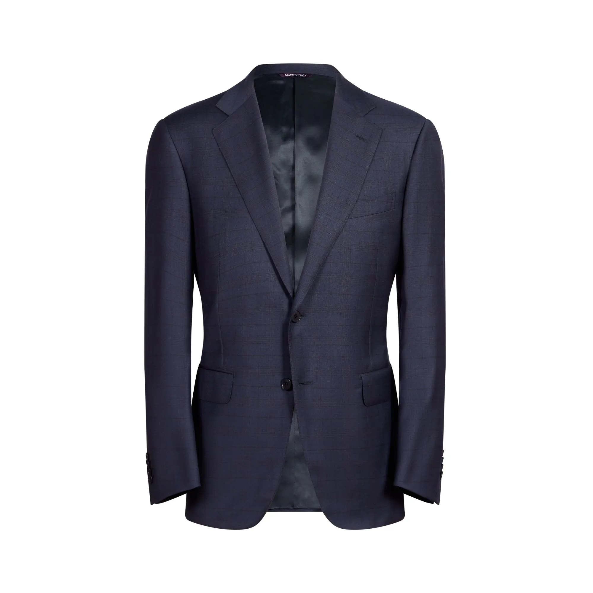 HENRY SARTORIAL HERITAGE Check Suit NAVY REG