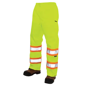 Hi-Vis Ripstop Safety Rain Pant by Tough Duck - Style S374