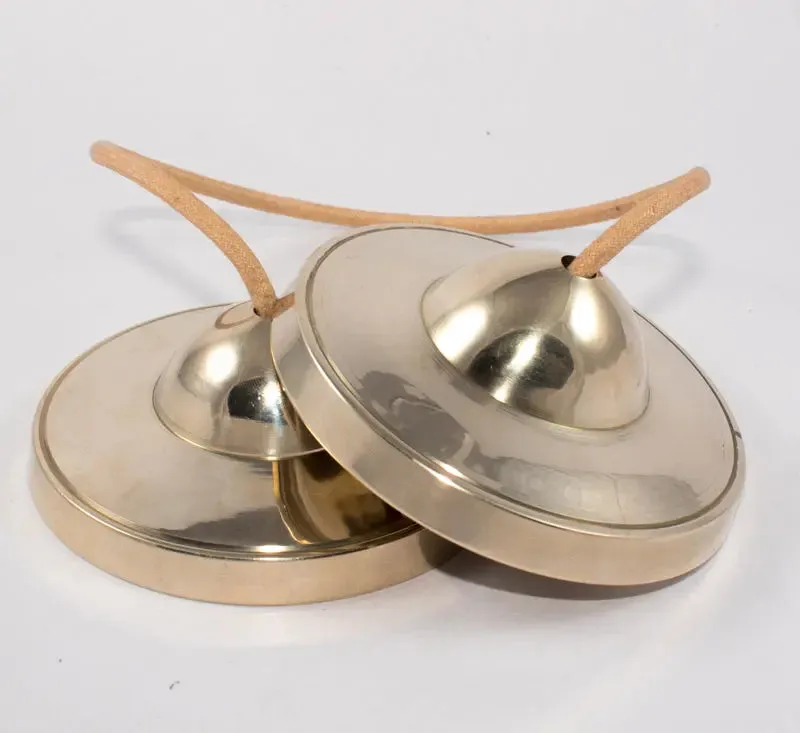 High Quality Special  Bronze Plain tingsha cymbal