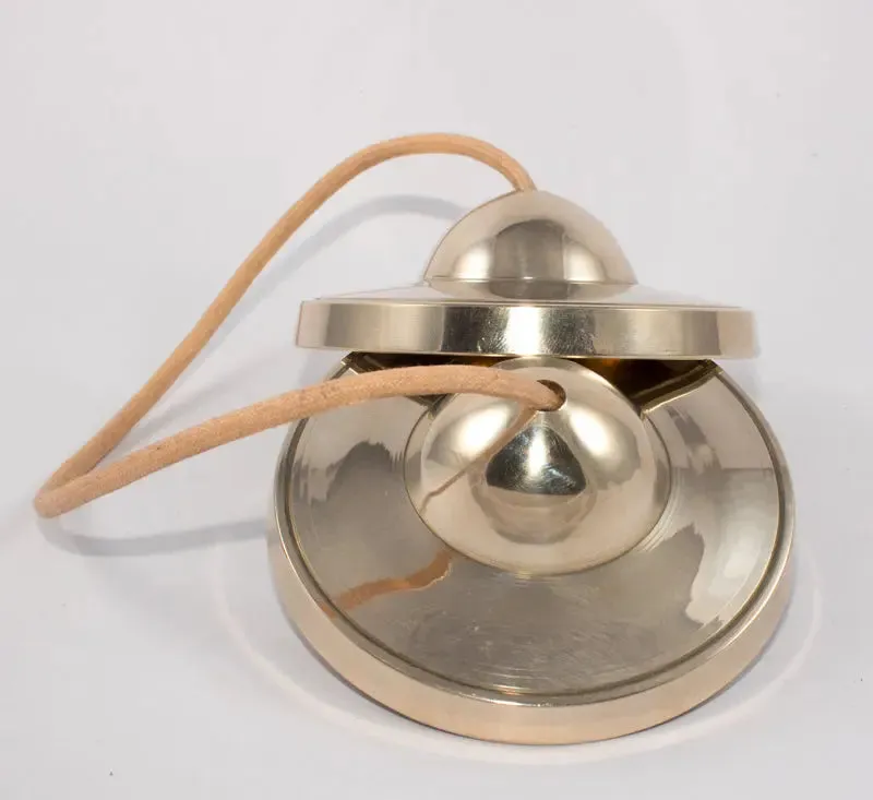 High Quality Special  Bronze Plain tingsha cymbal