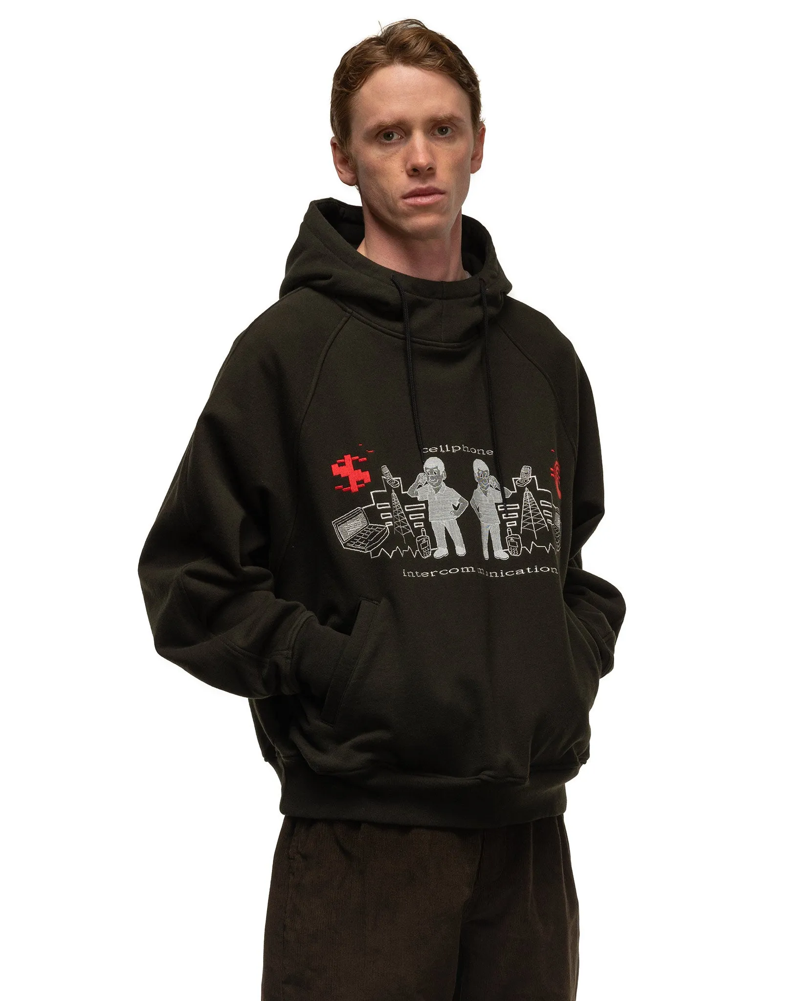 Intercommunication Big Heavy Hoody Black