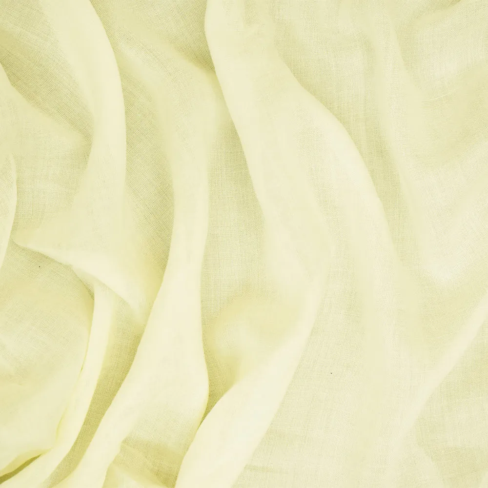 Ivory Solid Rayon Solid Challis Woven Fabric