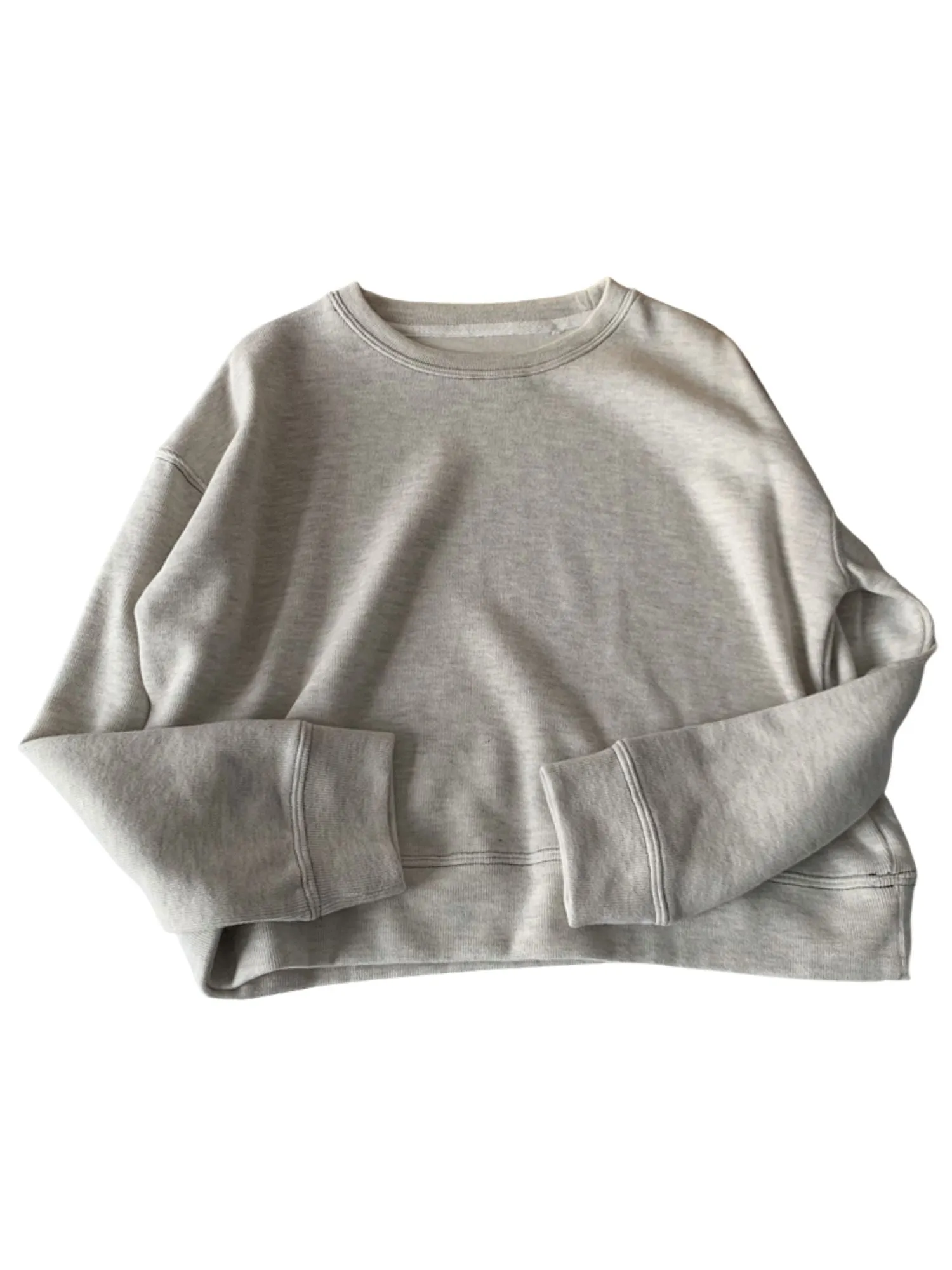 'Jenny' Soft Texture Cropped Pullover (3 Colors)