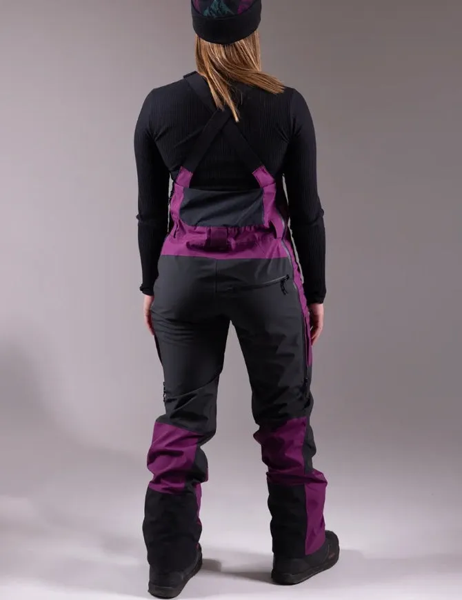 Jones Women's Mtn Surf Bib Pant 2025 | Deep Purple