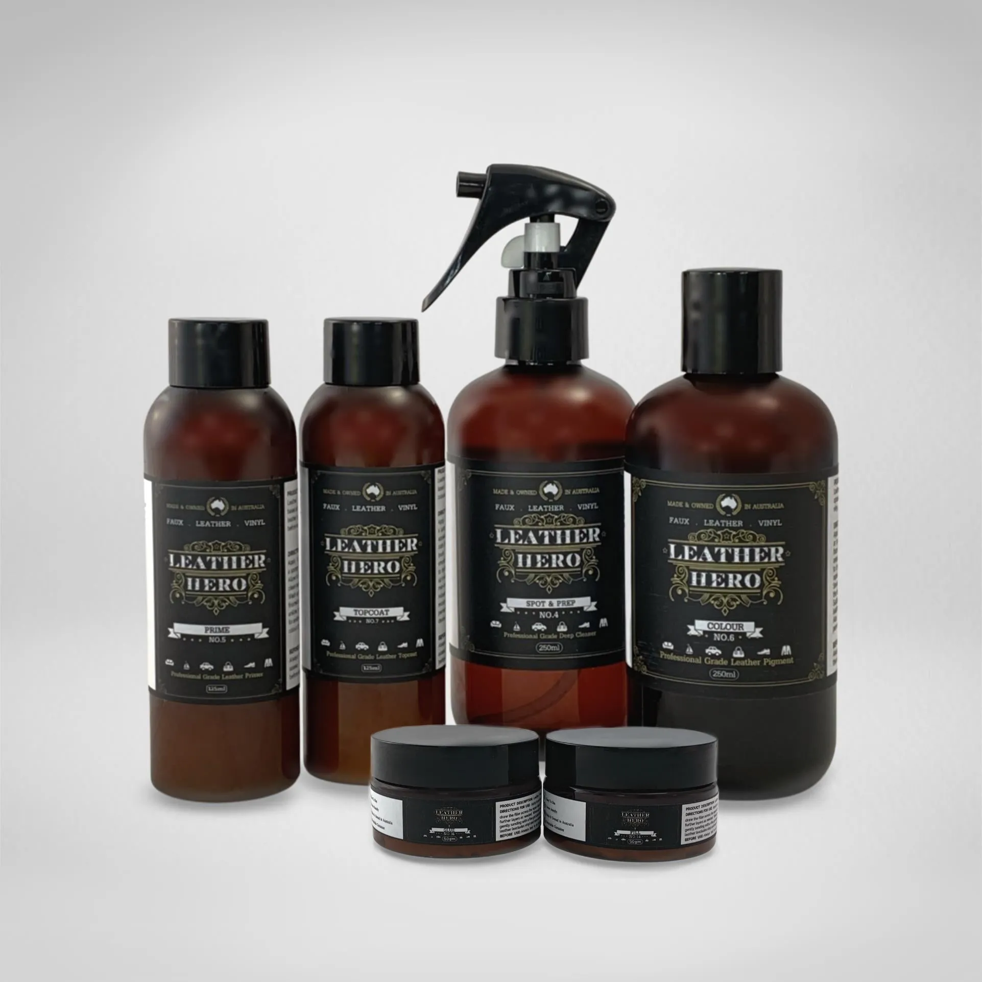 Leather Repair & Recolour Kit - Black