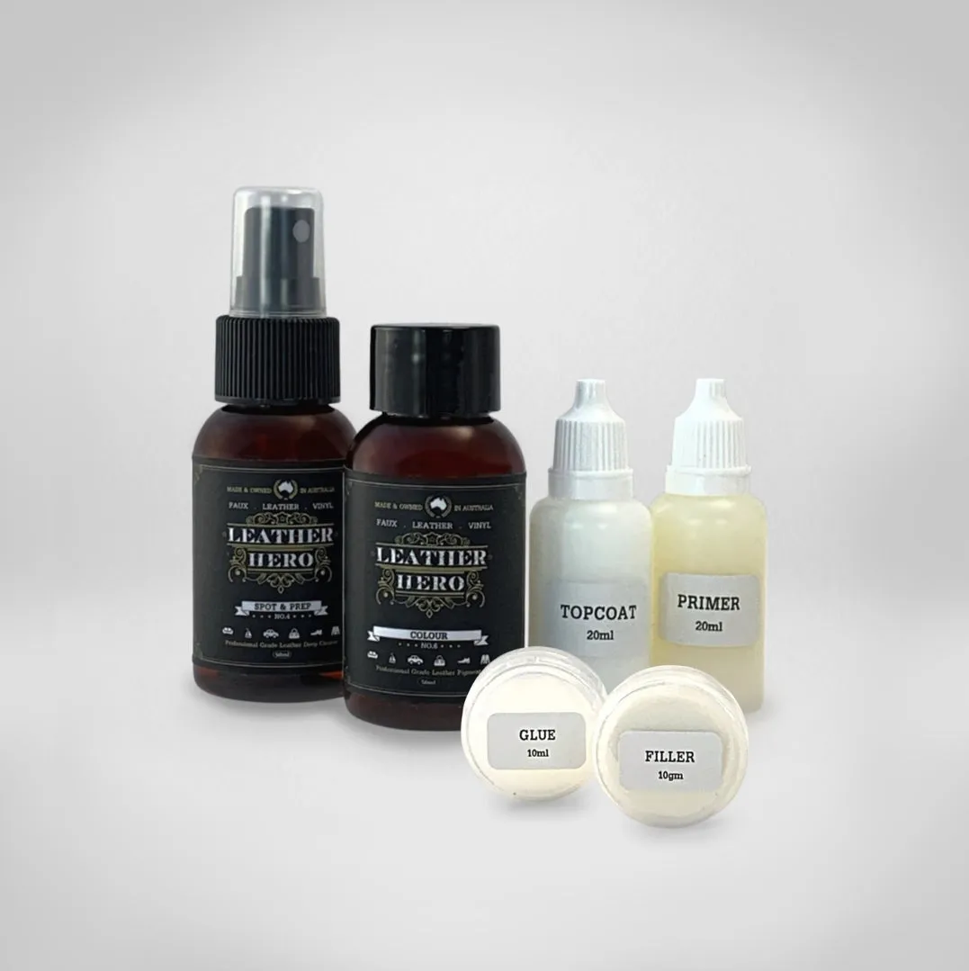 Leather Repair & Recolour Kit - Black