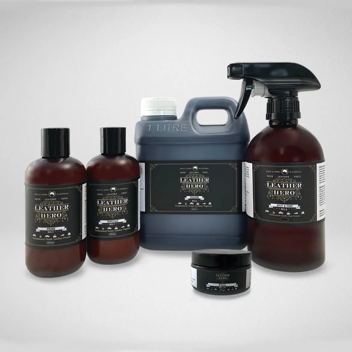 Leather Repair & Recolour Kit - Black