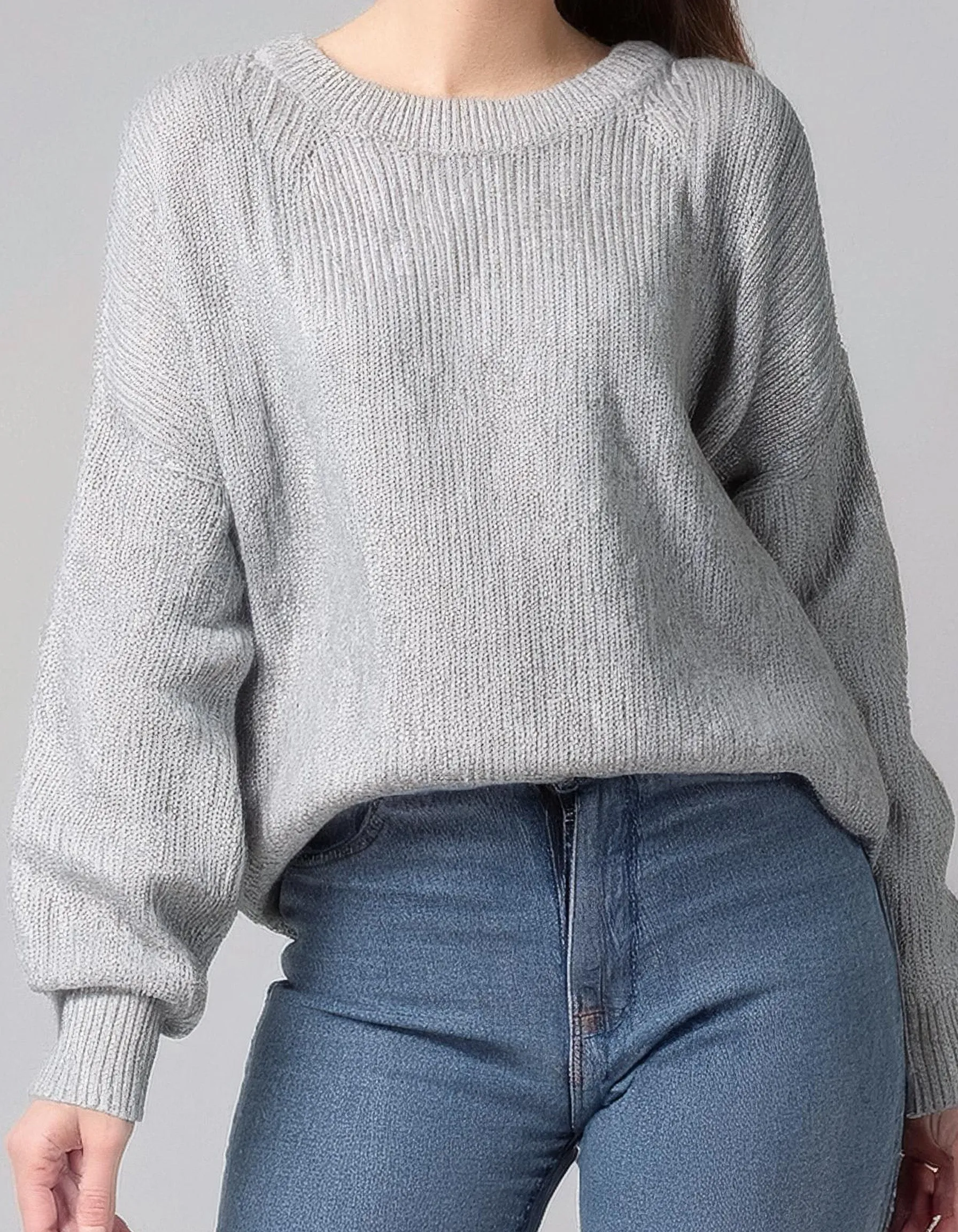 Light Grey Crewneck Sweater