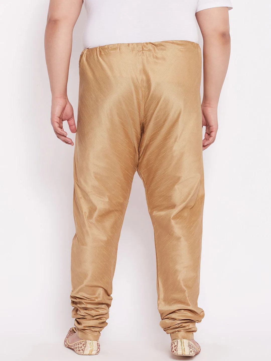 Men's Rose Gold Cotton Silk Pyjama