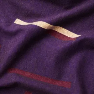 Mind the Maker - Organic Brushed Jacquard - Pixie - Plum