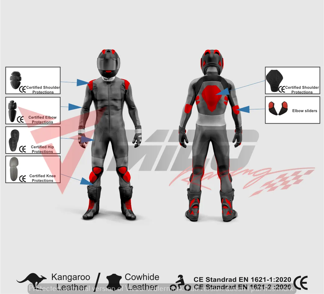 MotoGP Ducati 2022 Custom Design Racing Motorbike Custom Made Motorcycle Suit - Customization Available