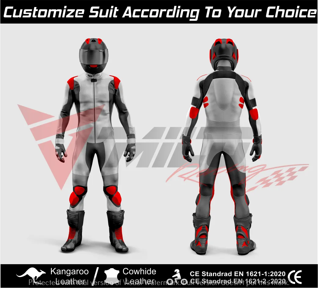 MotoGP Ducati 2022 Custom Design Racing Motorbike Custom Made Motorcycle Suit - Customization Available