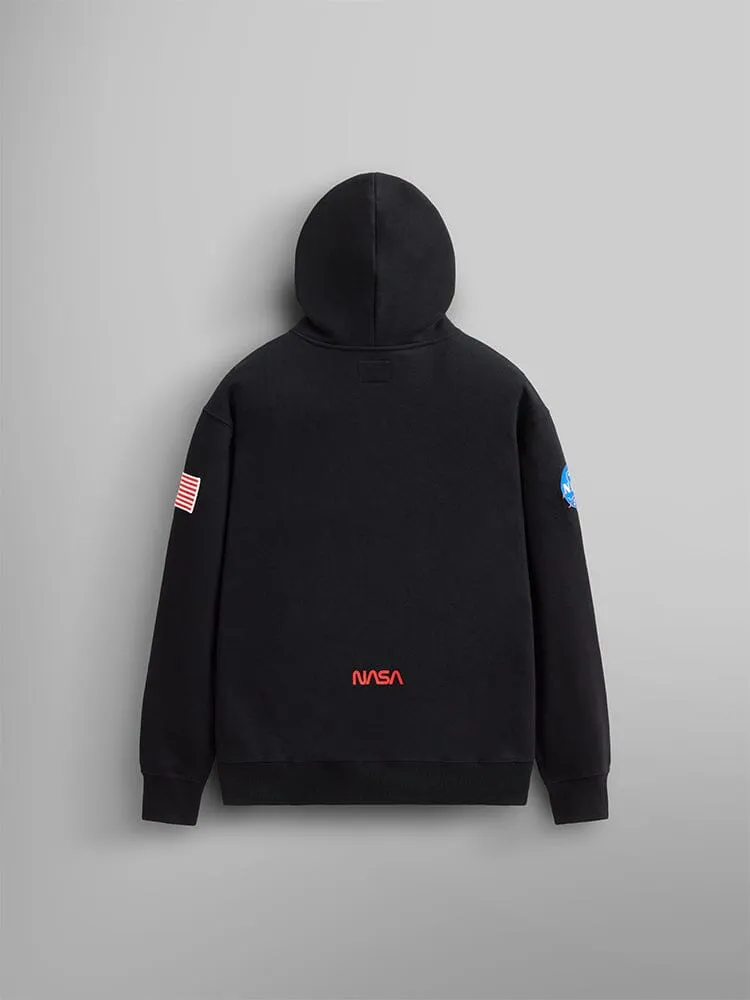 NASA WORM LOGO HOODIE (CHARCOAL)