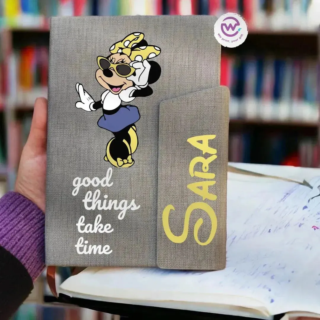 Notebook with magnetic closure-Disney