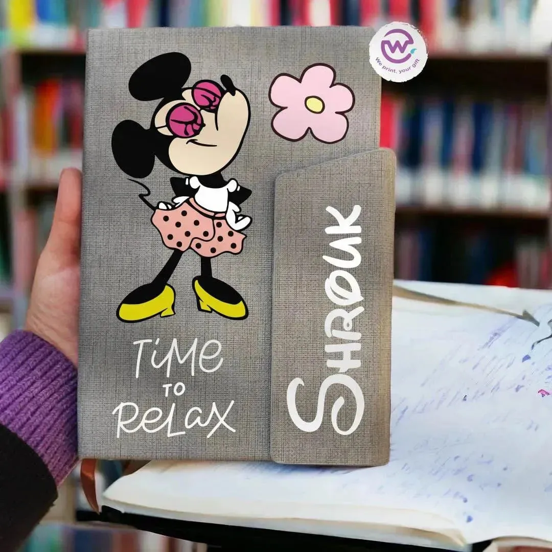 Notebook with magnetic closure-Disney