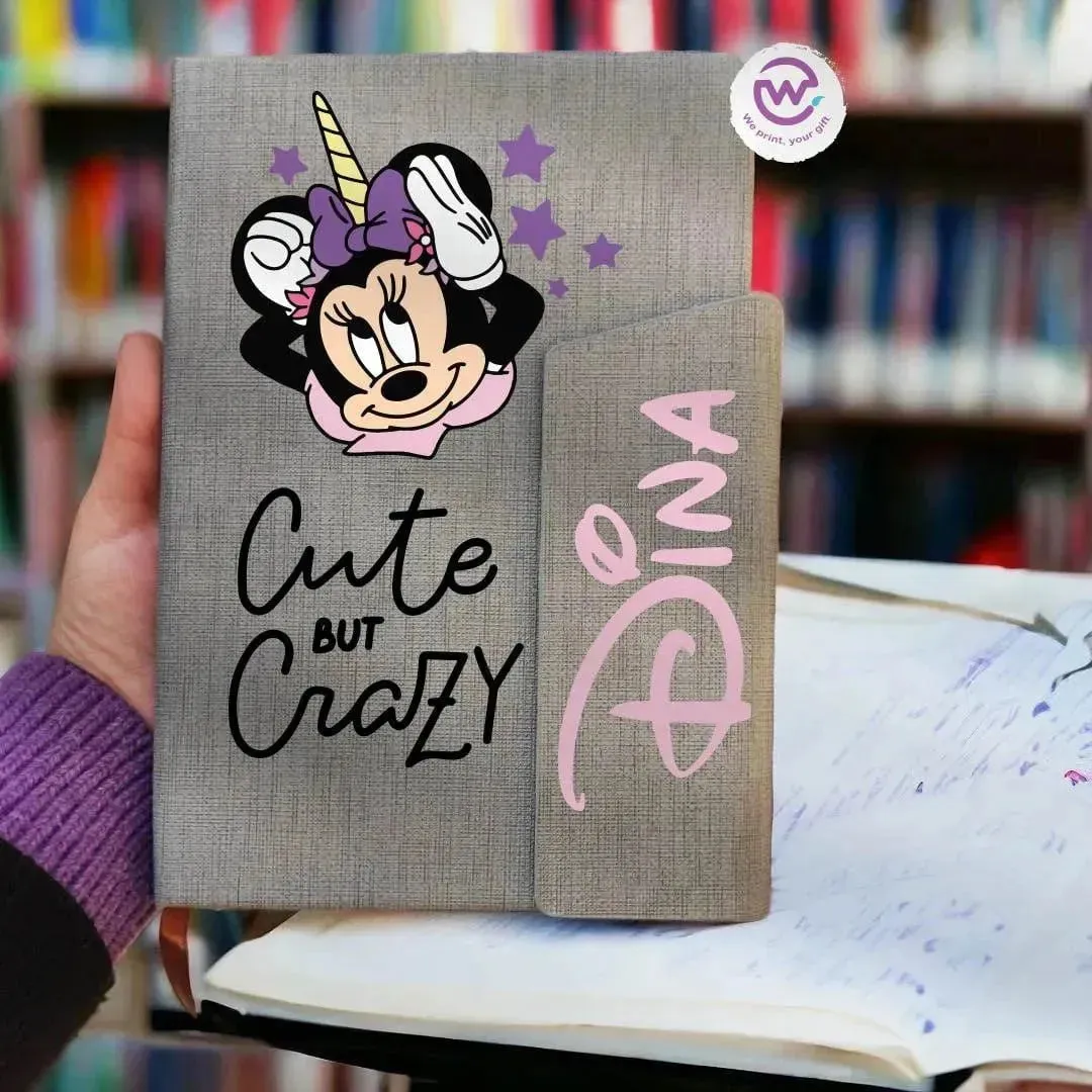 Notebook with magnetic closure-Disney