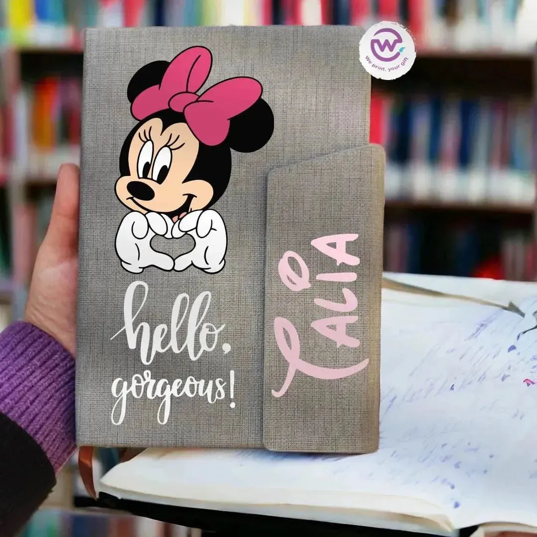 Notebook with magnetic closure-Disney