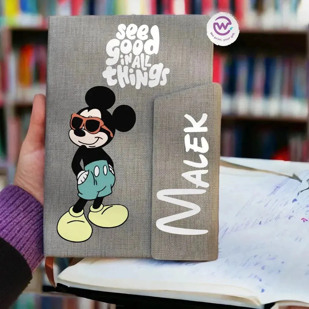 Notebook with magnetic closure-Disney