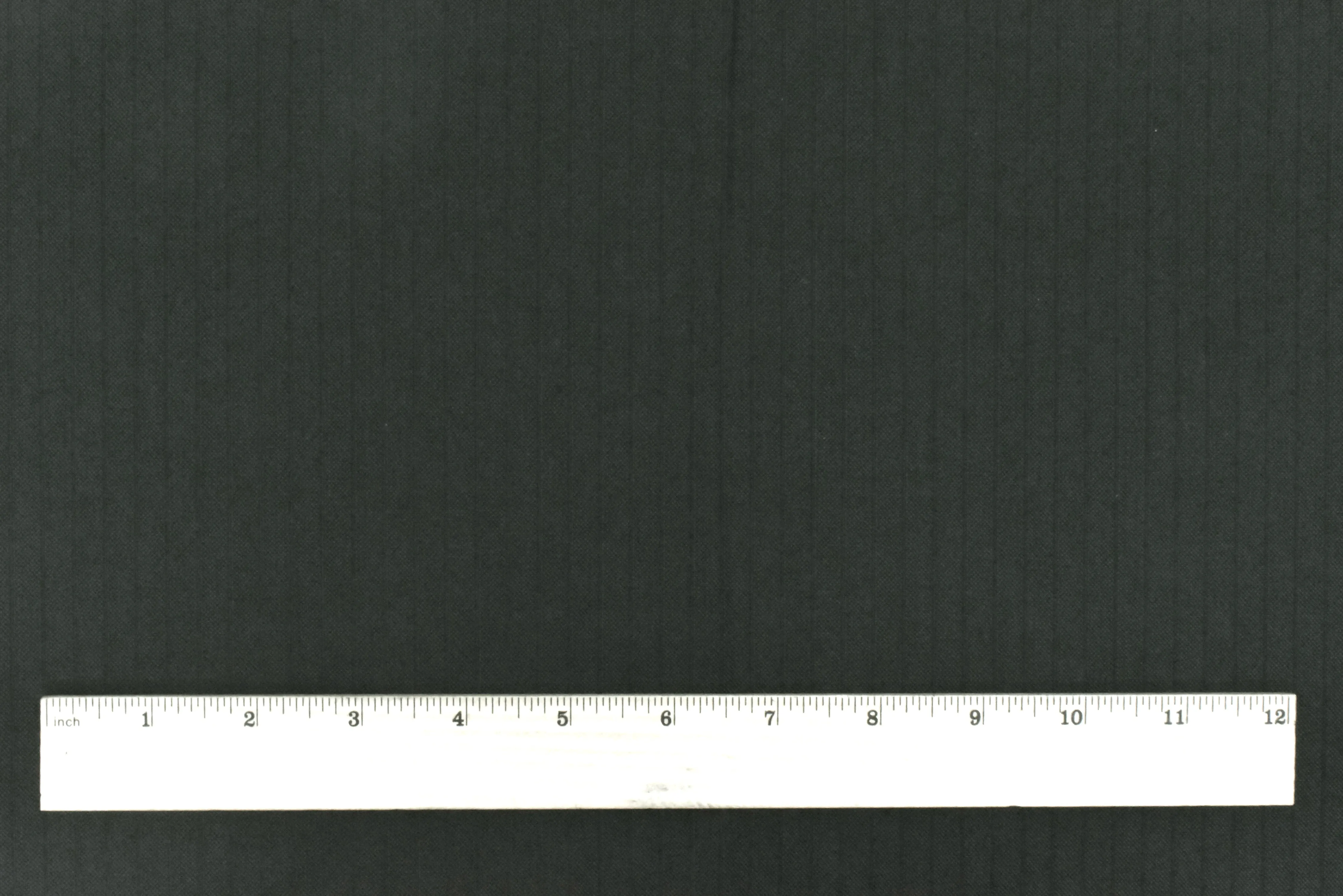 Official Black Stripe Wool-Poly Twill Suiting Fabric