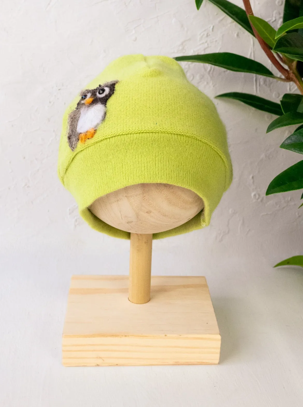 Owl Cashmere Hat - Baby