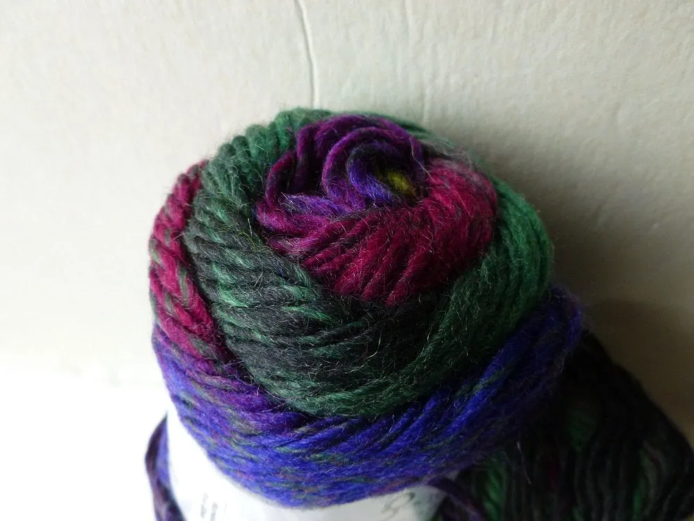 Purple, Green and Maroon Marvelous Pure Wool by Ice